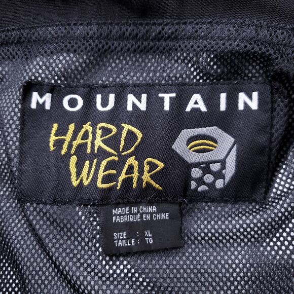 VTG Mountain Hardwear Snow BIB Mens XL Black Ski Snowboard Conduit Waterproof - Picture 9 of 11